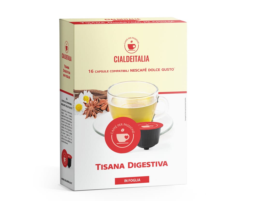 Tisana Digestiva in foglia - 16 capsule